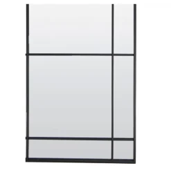 L&L Lustro RINCON 183 cm czarny mat