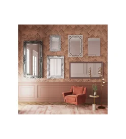 KARE Lustro Royal Residence 203cm srebrne
