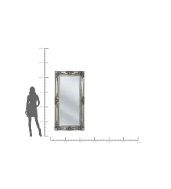 KARE Lustro Royal Residence 203cm srebrne
