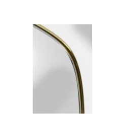 KARE Lustro SHAPE 110 cm x 10 cm w kolorze mosiądzu