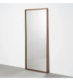 Zona-Design Lustro SITEMATH 180 cm drewno paulowni brązowe