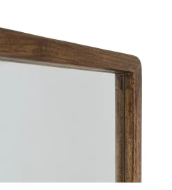 Zona-Design Lustro SITEMATH 180 cm drewno paulowni brązowe