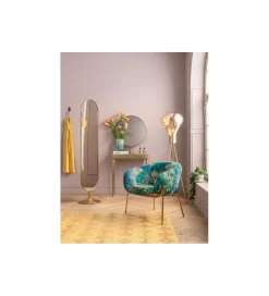 KARE Lustro stojące Curve 170 cm złote