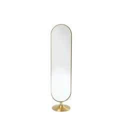 KARE Lustro stojące Curve 170 cm złote