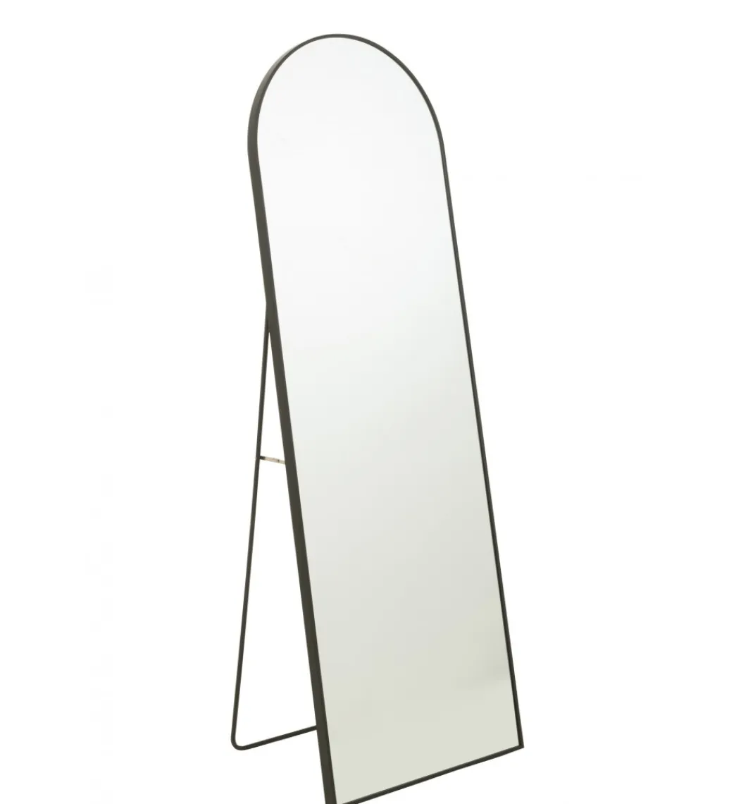 J-Line Lustro stojące FOOT 150 cm czarne