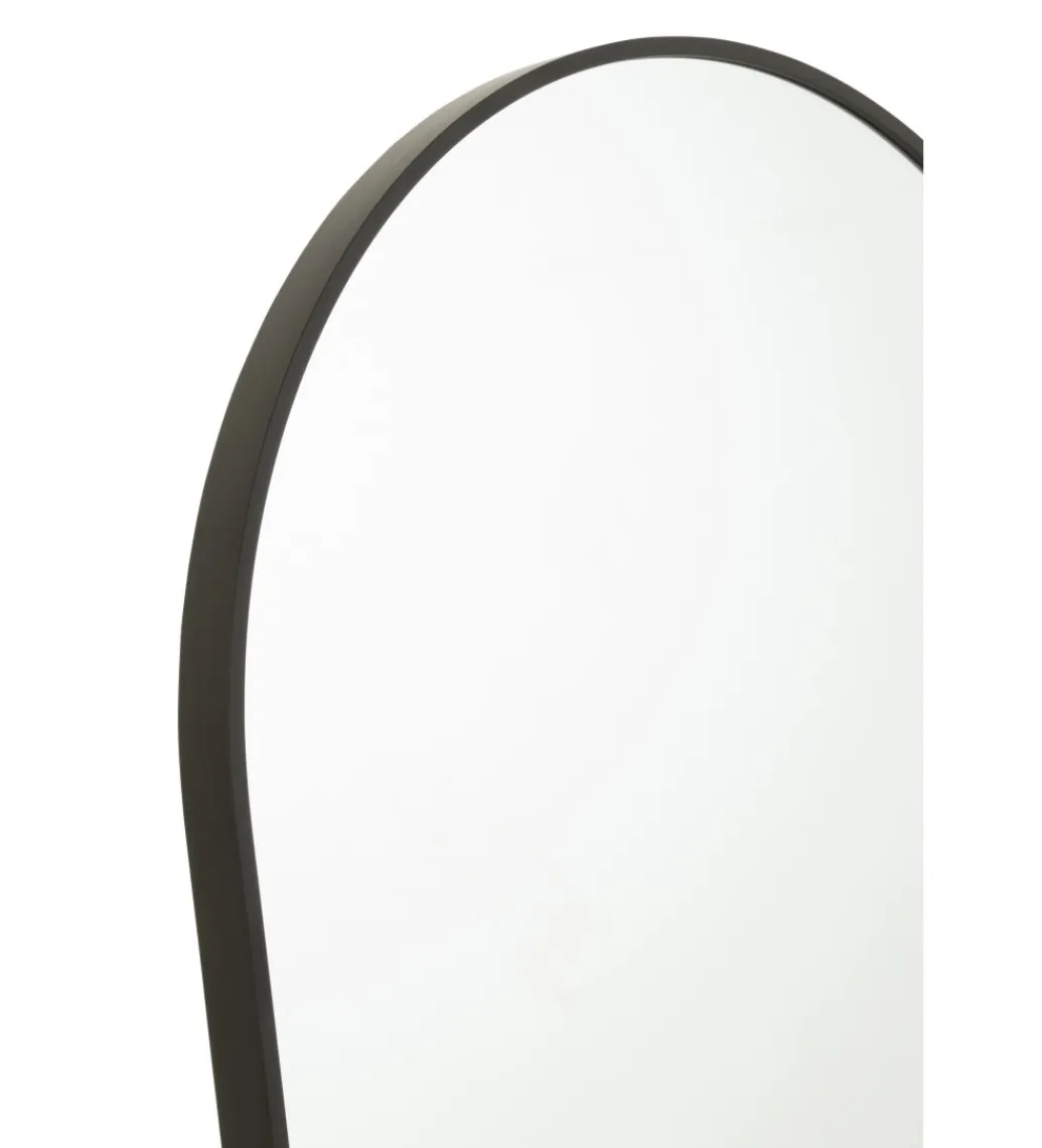 J-Line Lustro stojące FOOT 150 cm czarne