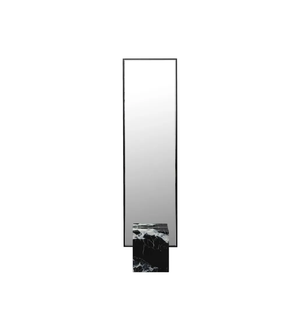 KARE Lustro stojące HULDA 46 x 180 cm czarne