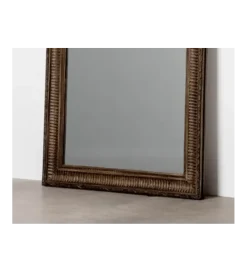 Zona-Design Lustro stojące IRODA 176 cm drewno paulowni brązowe