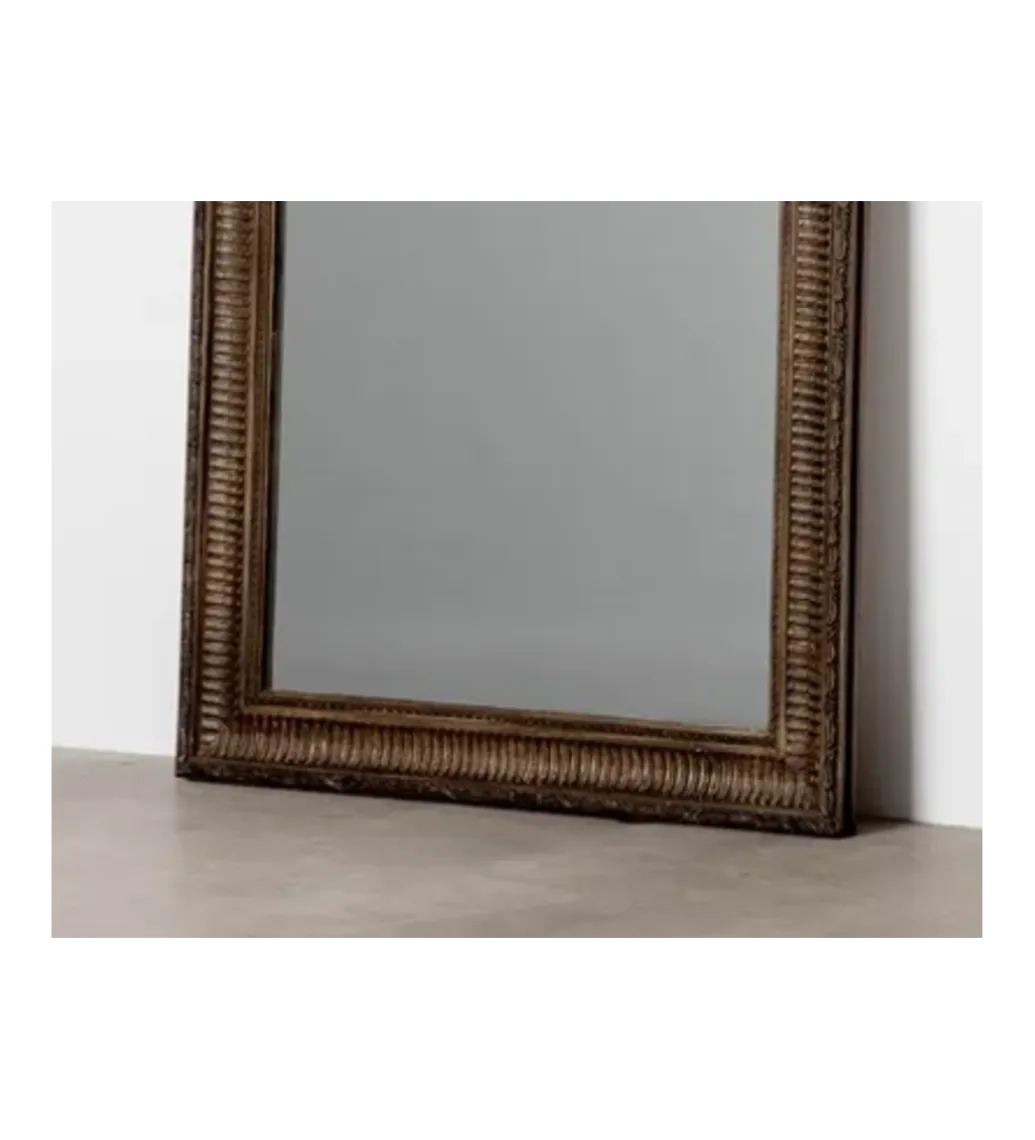 Zona-Design Lustro stojące IRODA 176 cm drewno paulowni brązowe