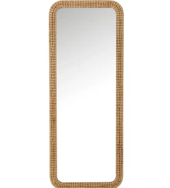 J-Line Lustro stojące RECTANGLE 122 cm naturalne