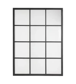 Zona-Design Lustro TAGE 120 cm drewno jodła czarne