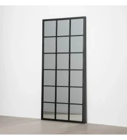 Zona-Design Lustro TAGE 180 cm drewno jodła czarne