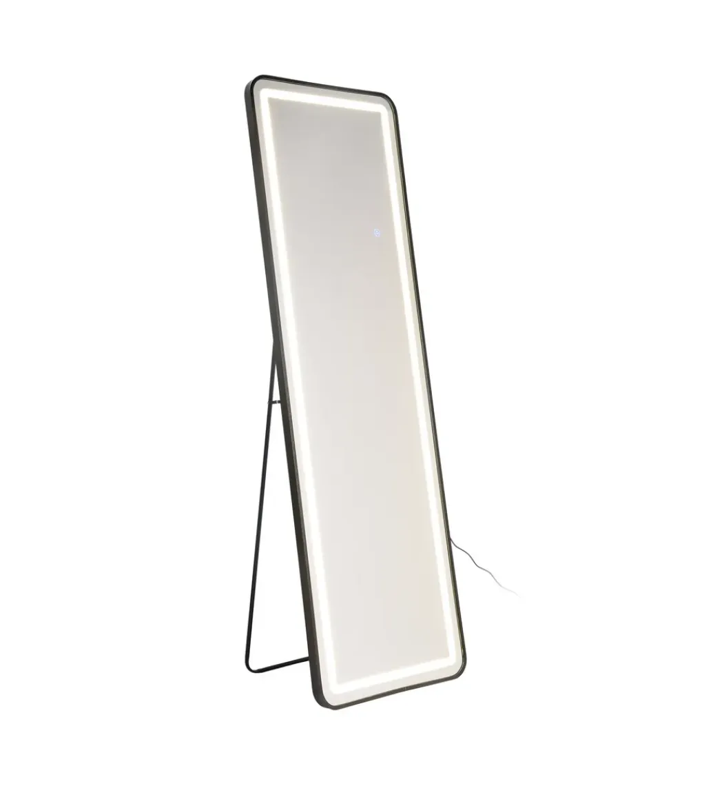 Zona-Design Lustro TEMPEJO 160 cm czarna rama