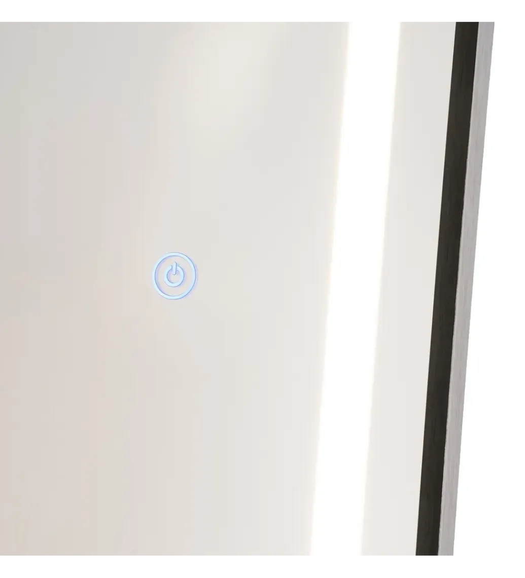 Zona-Design Lustro TEMPEJO 160 cm czarna rama