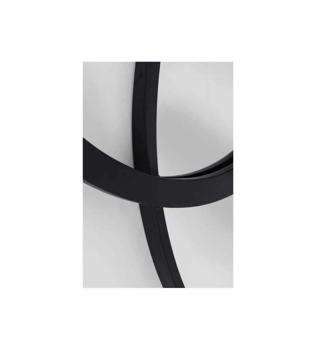 KARE Lustro TRIPLE CIRCLE 124 x 119 cm czarne