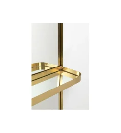 KDesign Lustro wieszak TRISTAN 150 x 76 cm złote