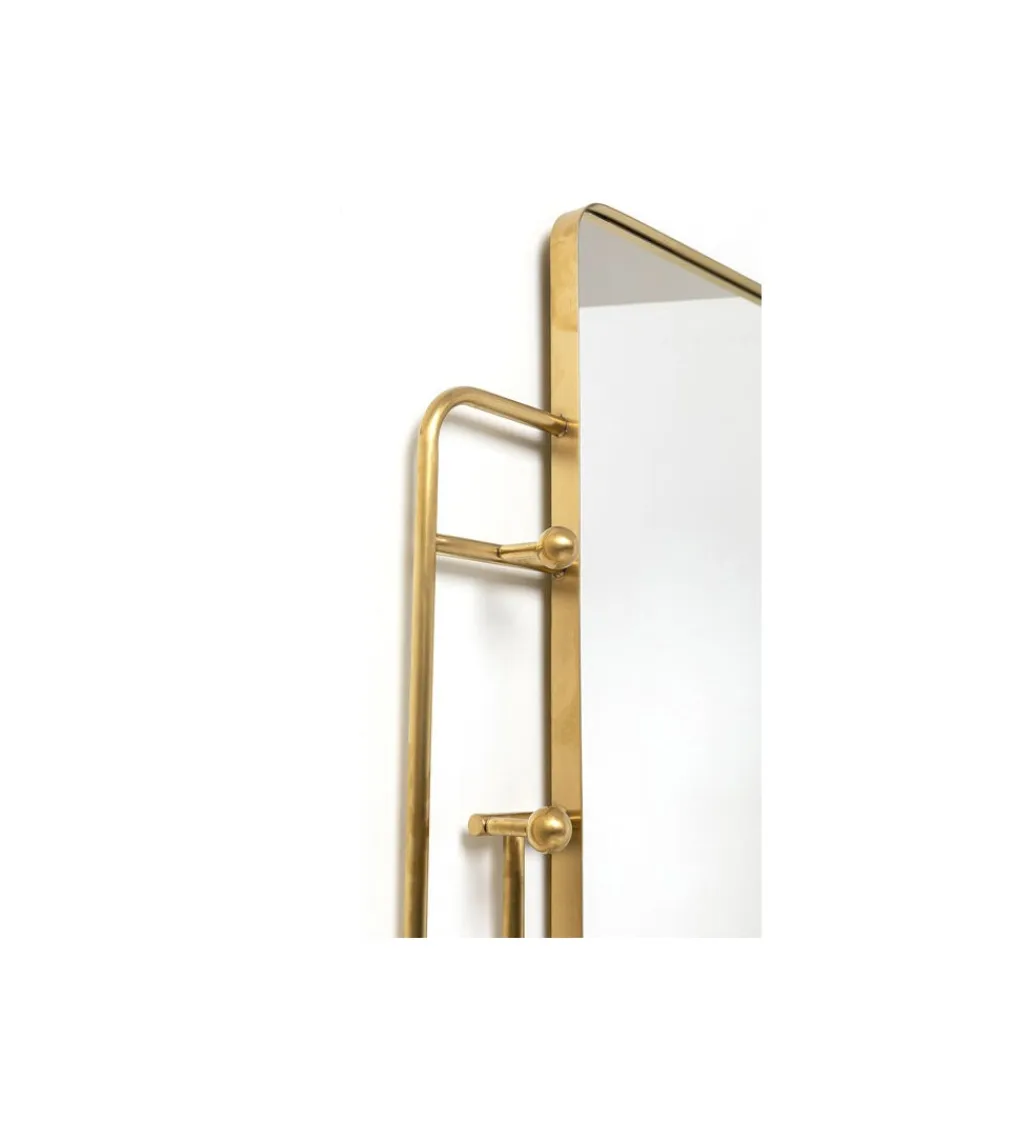KDesign Lustro wieszak TRISTAN 150 x 76 cm złote