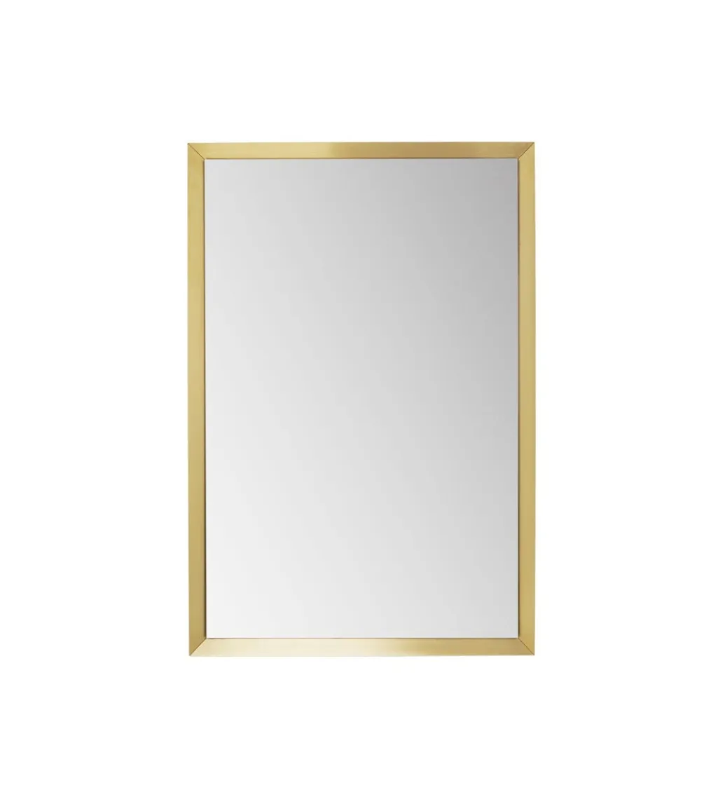 KARE Lustro wiszące AREZZO 80 x 120 cm złote