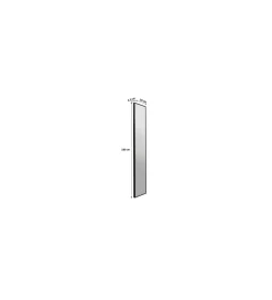 KARE Lustro wiszące BELLA MO 30 x 180 cm czarne