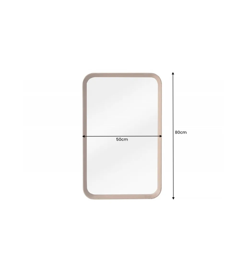 Invicta Interior Lustro wiszące CORSE 50 cm drewno dąb