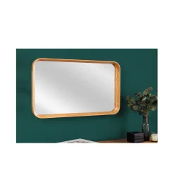 Invicta Interior Lustro wiszące CORSE 50 cm drewno dąb