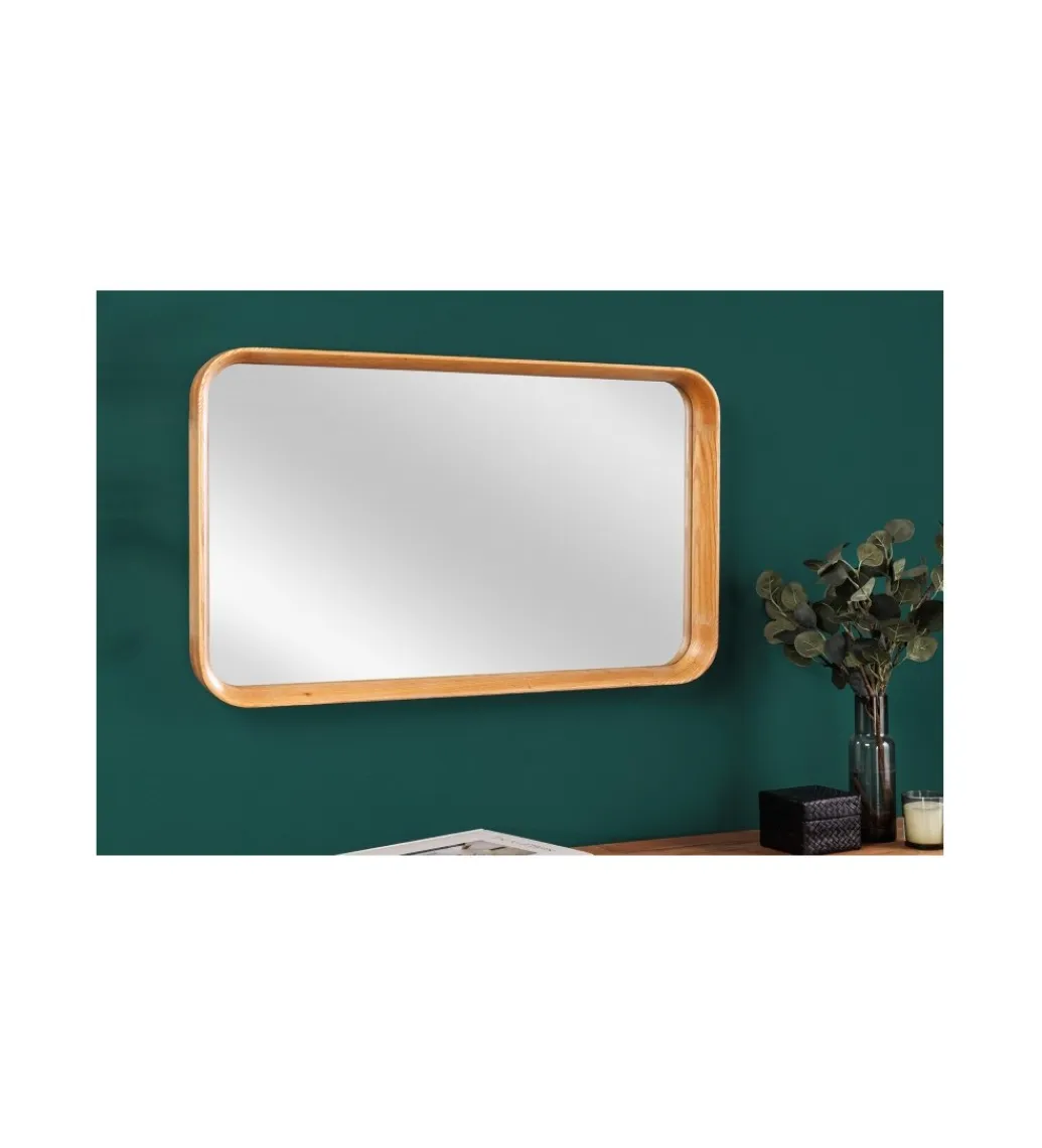 Invicta Interior Lustro wiszące CORSE 50 cm drewno dąb