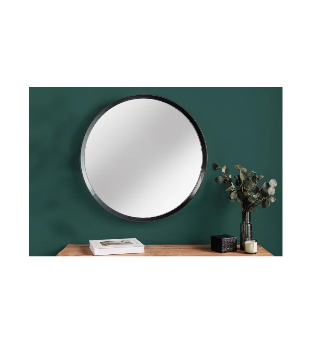 Invicta Interior Lustro wiszące CORSE 70 cm drewno dąb