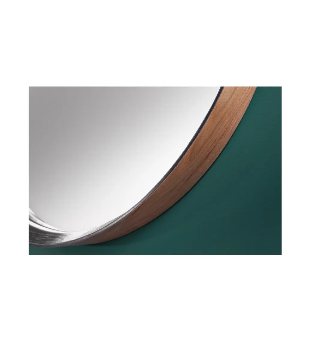 Invicta Interior Lustro wiszące CORSE 70 cm drewno dąb
