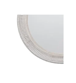 Zona-Design Lustro wiszące DEAY 80 cm drewno paulowni szare