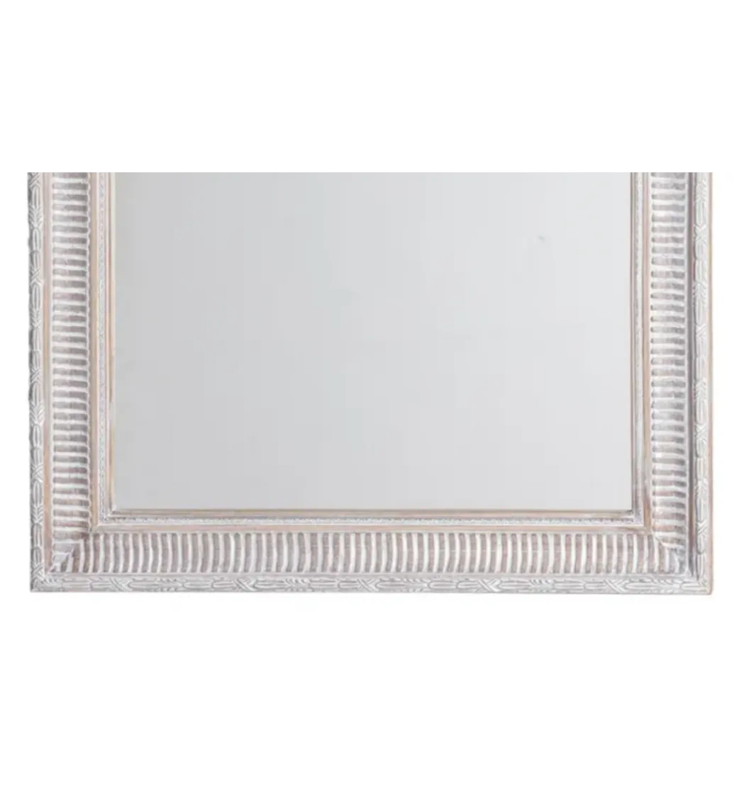 Zona-Design Lustro wiszące DEAY 106 cm drewno paulowni szare
