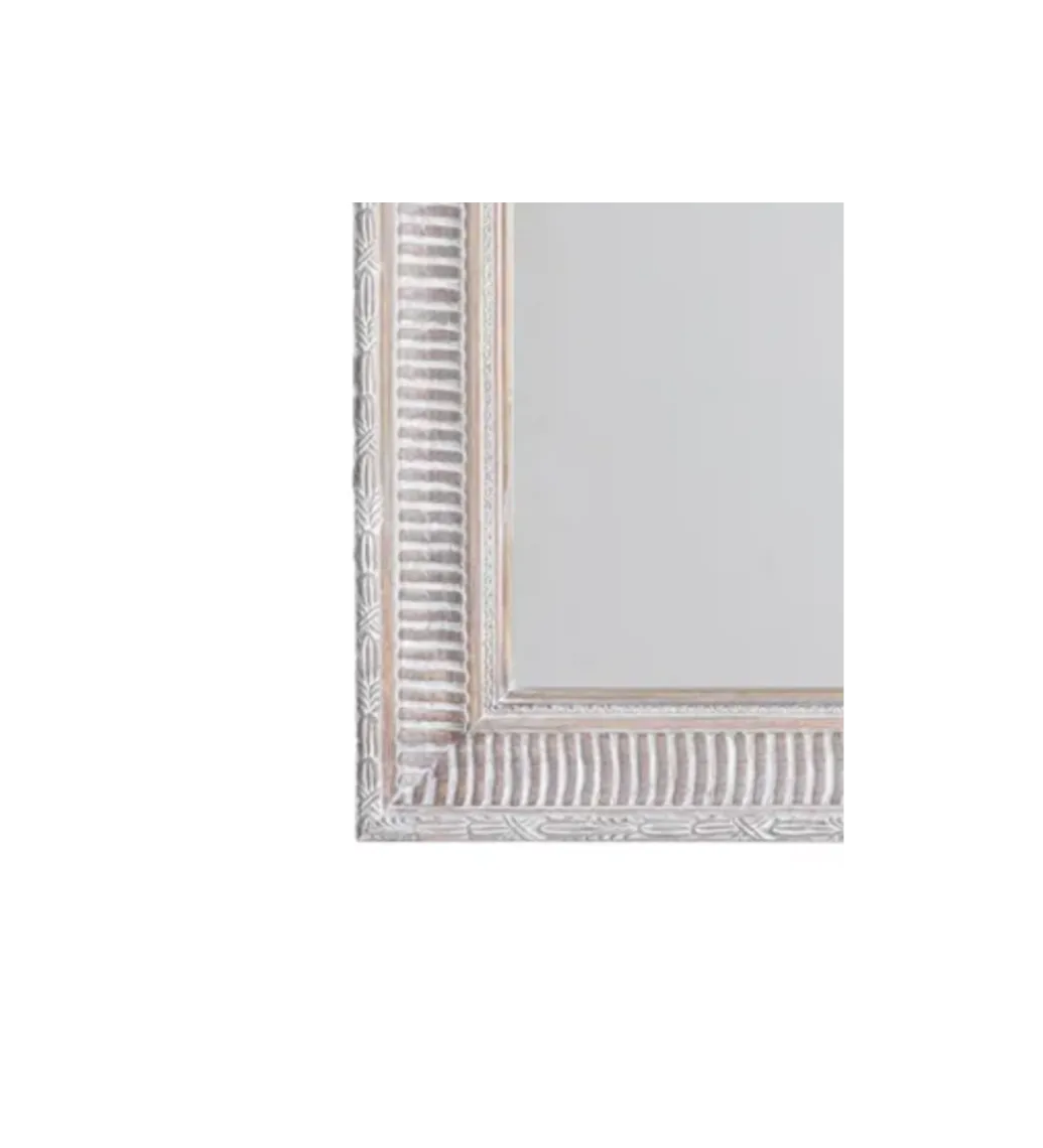 Zona-Design Lustro wiszące DEAY 106 cm drewno paulowni szare