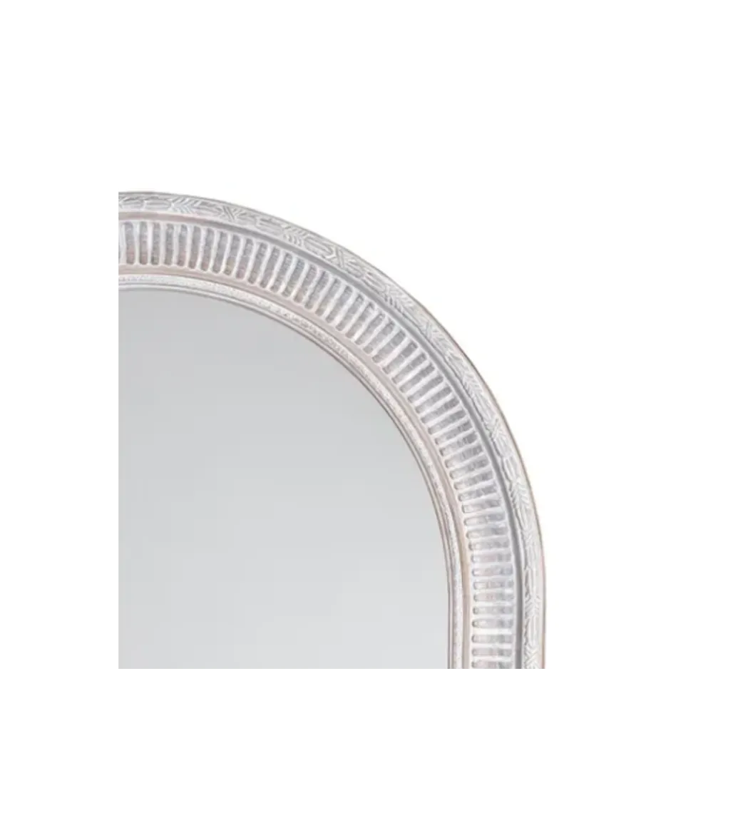 Zona-Design Lustro wiszące DEAY 106 cm drewno paulowni szare