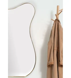 WOHNLING, GERMANY Lustro wiszące DEFORME 100 cm złote