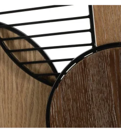 Zona-Design Lustro wiszące ESPEJONA 123 cm naturalne czarne