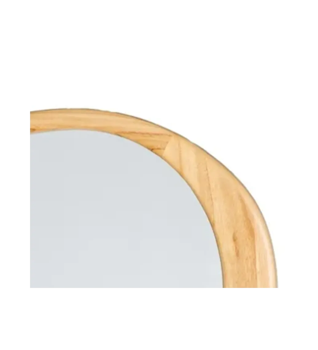Zona-Design Lustro wiszące ETAPE 57 cm drewno paulowni