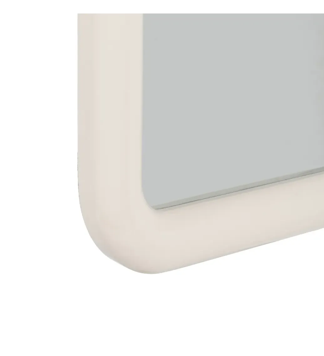 Zona-Design Lustro wiszące HAYKUI 90 cm kremowe