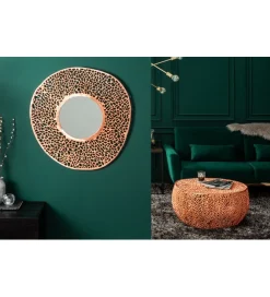 Invicta Interior Lustro Wiszące Leaf 112 Cm miedziane