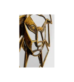 KDesign Lustro wiszące LION 35 cm złote