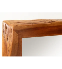 Invicta Interior - przedsprzedaż Lustro wiszące MAMMUT 160 cm drewno akacja
