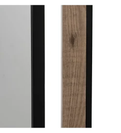 Zona-Design Lustro wiszące NAGATARO 45 x 100 cm czarne naturalne