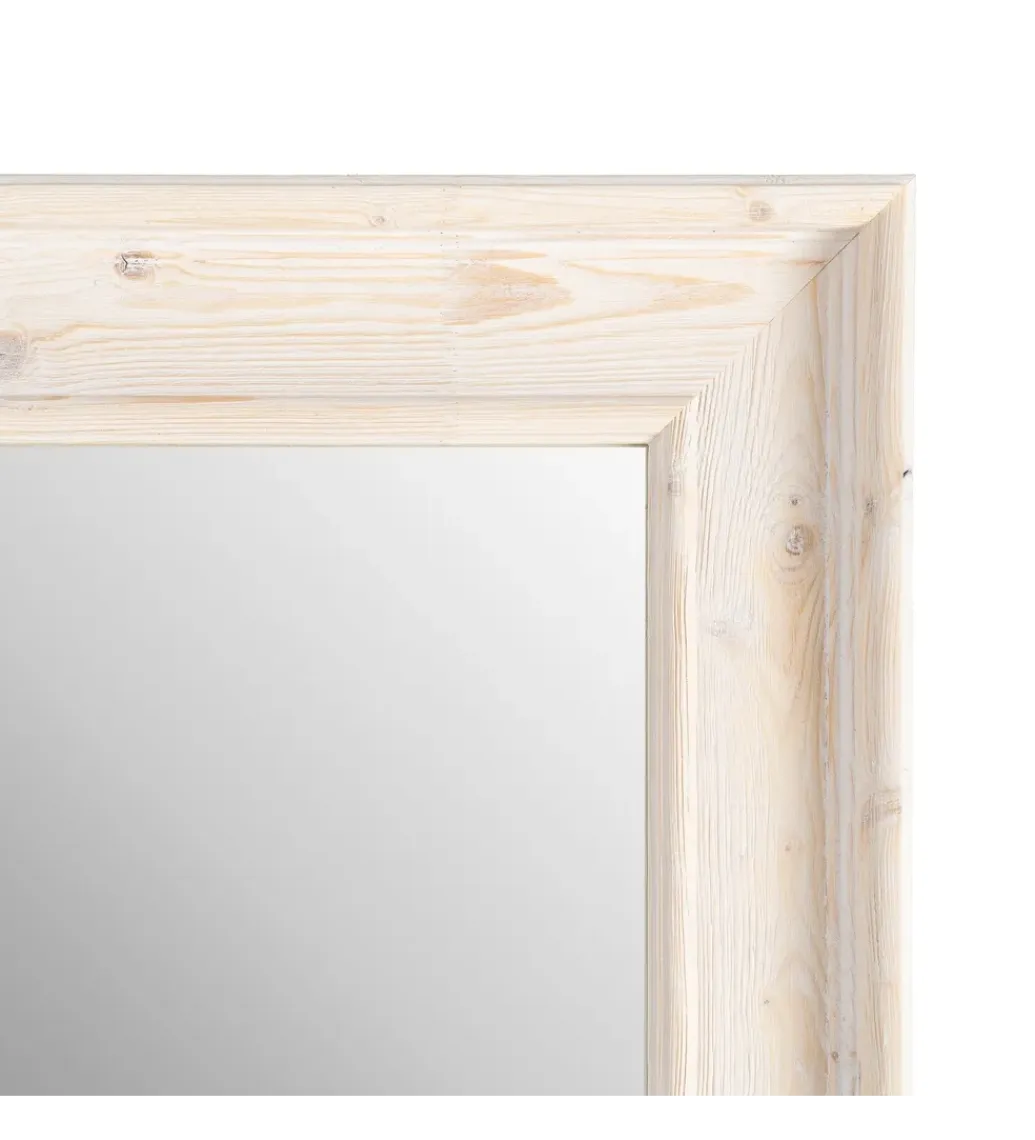 Zona-Design Lustro wiszące OKATA 171 cm naturalna białą rama