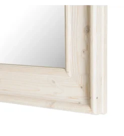 Zona-Design Lustro wiszące OKATA 171 cm naturalna białą rama