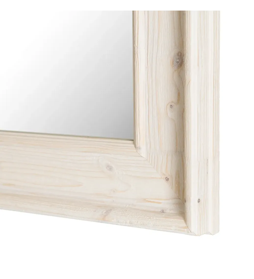 Zona-Design Lustro wiszące OKATA 171 cm naturalna białą rama