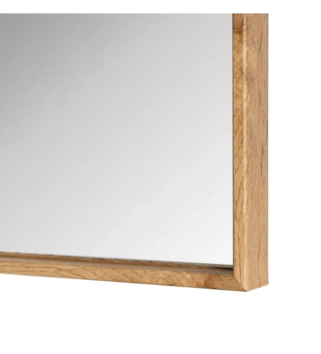 Zona-Design Lustro wiszące OKATA 143 cm naturalna rama