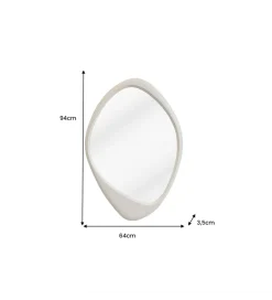 Invicta Interior Lustro wiszące ORGANIC 90 cm beżowe