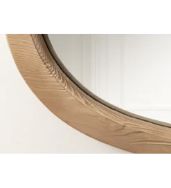 Invicta Interior Lustro wiszące ORGANIC 105 cm drewno sosnowe