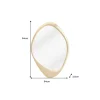 Invicta Interior Lustro wiszące ORGANIC 90 cm złote
