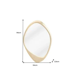 Invicta Interior Lustro wiszące ORGANIC 90 cm złote