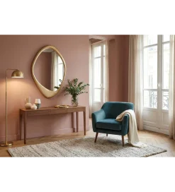 Invicta Interior Lustro wiszące ORGANIC 90 cm złote