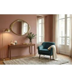 Invicta Interior Lustro wiszące ORGANIC 90 cm złote
